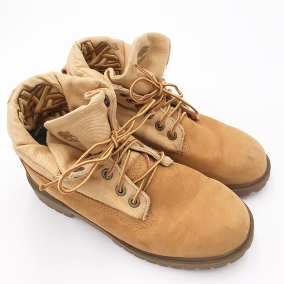 timberland logo boots